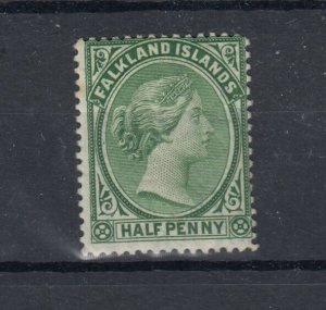 Falkland Islands QV 1895 1/2d SG16b MH JK835