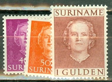 FF: Surinam 243-252 mint CV $42.35; scan shows only a few