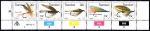 Transkei - 1984 Fishing Flies (5th series) Set MNH** SG 133a