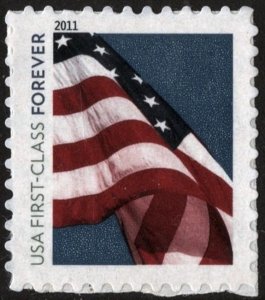 SC#4519 Forever American Flag Single (2011)  SA