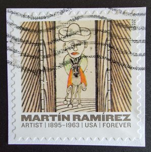 US 4969 (2015 Martin Ramirez - Man Riding Donkey)