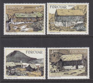 Faroe Islands 243-246 MNH VF