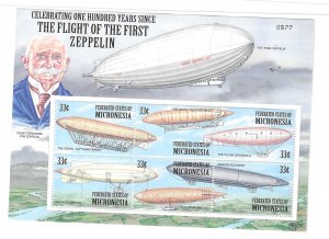 Micronesia 2000 Zeppelins and Airships Sheet Sc 390 MNH C15