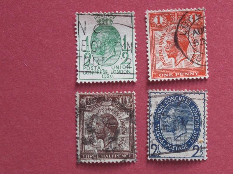 Lot #4087 George V 1929 PUC Low Values Used SG434-7