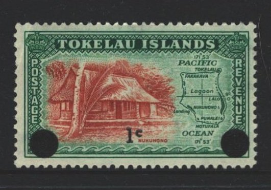 Tokelau Islands Sc#9 MNH - slight crease