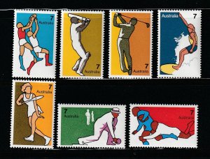 Australia 590-596 Set MNH Sports (D)