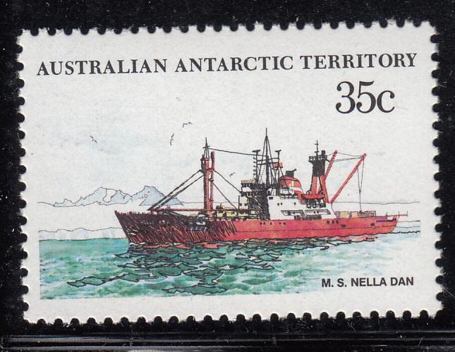 Australian Antarctic Territory 1974-81 MNH Scott #L47 35c M.S. Nella Dan - Ships