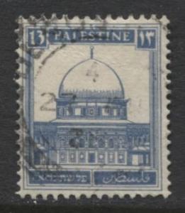 Palestine -Scott 74 - Mosque of Omar - 1927- VFU - Single 13m Stamp