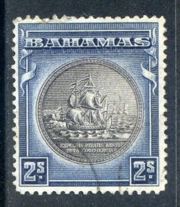 Bahamas 2/- Slate Purple & Deep Ultramarine SG131 Fine Used