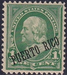 Puerto Rico SC# 215 FVF/MNH