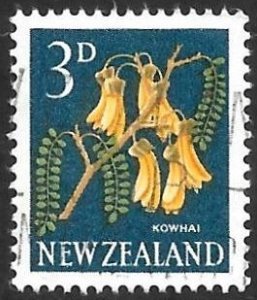 New Zealand 1960 Scott # 337 used. Free Shipping for All Additional Items.