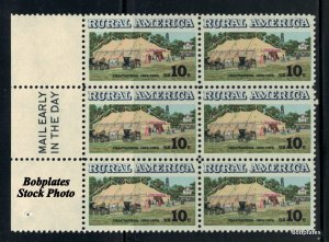 BOBPLATES US #1505 Rural America Mail Early Block F-VF NH ~ See Details for Pos