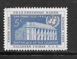 United Nations #12 MNH Single