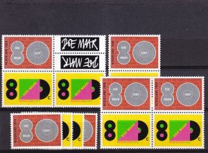 SA27c Netherlands 2000 Comeback of Doe Maar mint blocks