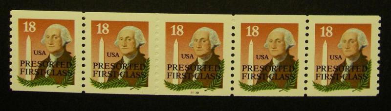 Scott 2149a, 18 cent Washington, PNC5, #33333, MNH Beauty