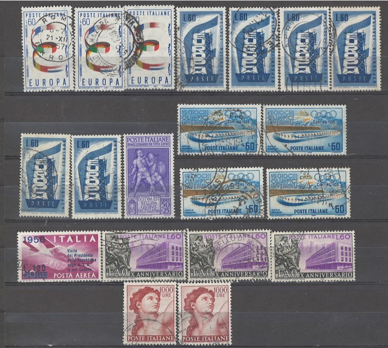 COLLECTION LOT # 4276 ITALY 20 STAMPS 1941+ CLEARANCE CV+$33