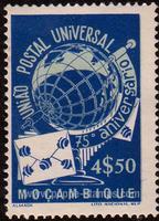 Mozambique SG#437 Mint - 1949 4e.50  - UPU - Universal