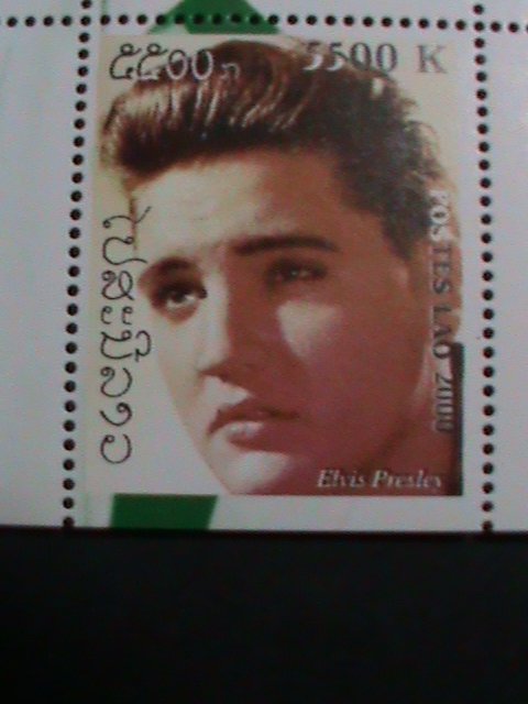 LAOS STAMP:2000 ROCK & ROLL MOVIE STAR ELVIS PRESLEY MNH S/S SHEET VERY FINE