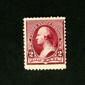 US Stamps # 219 F-VF OG HR Fresh Catalog Value $160.00