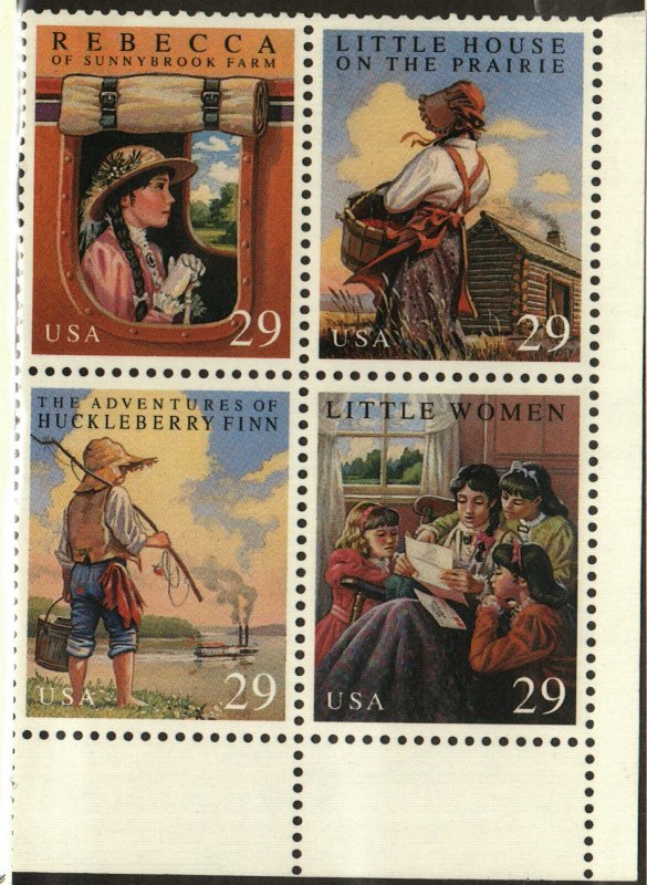 US #2788a Block (4 stamps) MNH Classic books