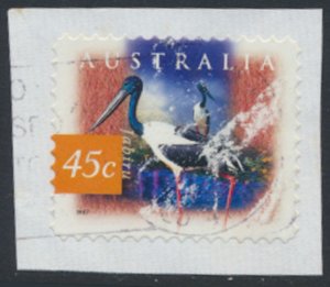 Australia  SG 1539F  SC# 1690d Used 12½ x 13 SA Birds see details & scan    