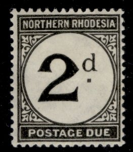 NORTHERN RHODESIA GV SG D2, 2d grey-black, M MINT.