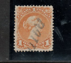Canada #23 Very Fine Used With Ideal PAID Cancel
