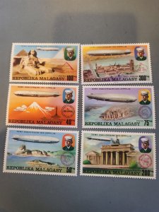 Stamps Madagascar Scott #545-8, C158-9 nh