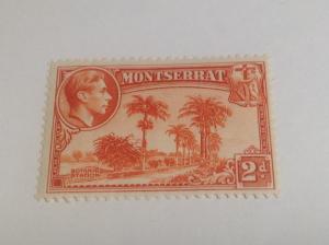 Montserrat  Scott #95A Perf 13 Mint Hinge Mark