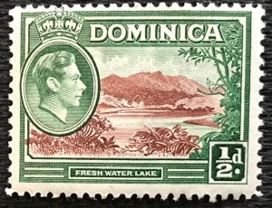Dominica Scott #97 *MH* Single Fresh Water Lake SCV $.25
