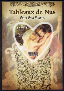 Gabon 2012 Paintings of Nudes - Peter Paul Rubens imperf ...