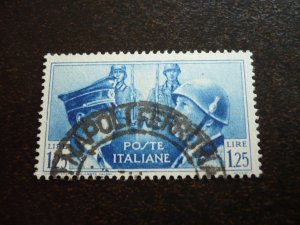 Stamps - Italy - Scott# 418 - Used Part Set of 1 Stamp