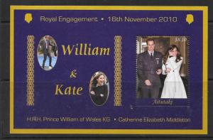 AITUTAKI SGMS760 2010 ROYAL ENGAGEMENT MNH