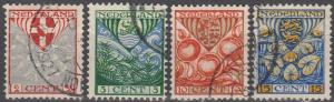 Netherlands #B12-5  F-VF  Used  CV $6.00 (A15861)