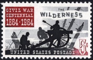 SC#1181 5¢ Civil War Centennial Issue: Battle of the Wilderness (1964) MNH