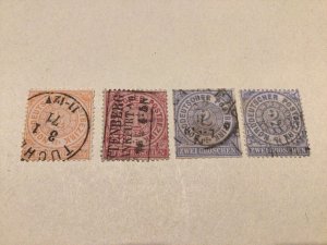 Germany North German Confederation 1868 used stamps Ref A33