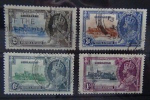 Gibraltar 1935 Silver Jubilee set Used