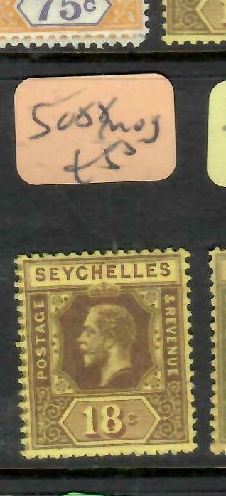 SEYCHELLES  (P2705B)   KGV  18C  SG  88   MOG