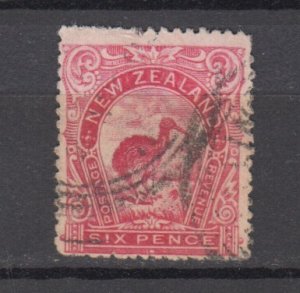 J38464, 1902-7 new zealand used #115  kiwi perf 14