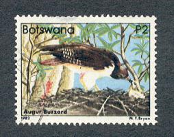 Botswana # 320 Used Augur Bustards Bird