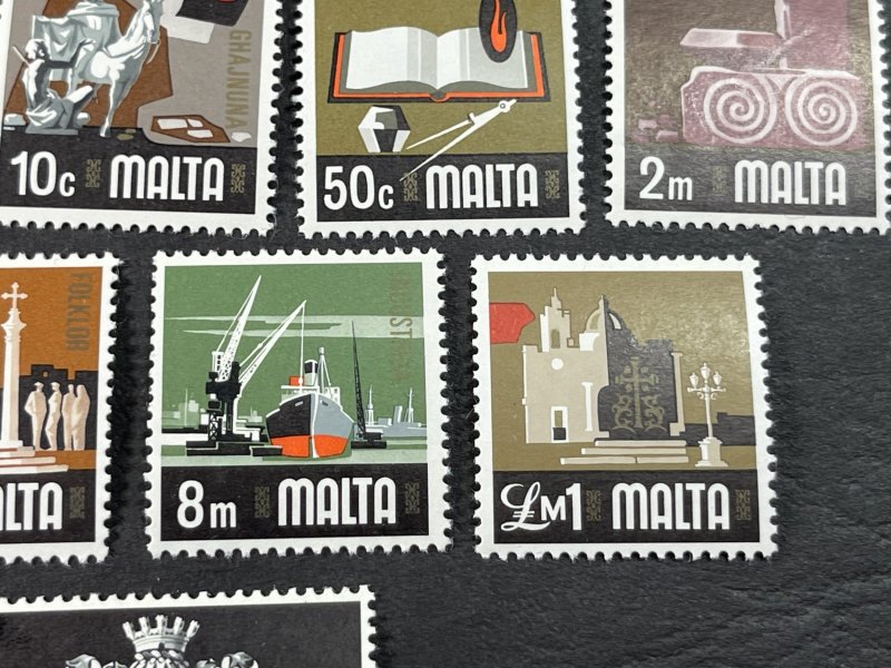 MALTA # 454-468---MINT NEVER/HINGED---COMPLETE SET---1973