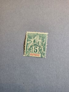 Stamps French Guiana Scott #35 nh