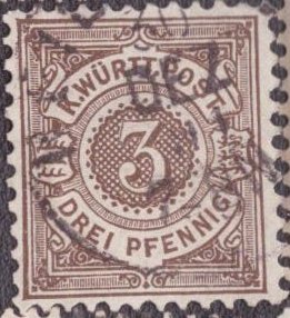 Wurttemberg - 57 1875 Used
