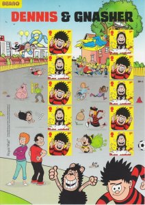 GB 2021 - Dennis & Gnasher Smilers/Collector Stamp Sheet - GS135/LS133