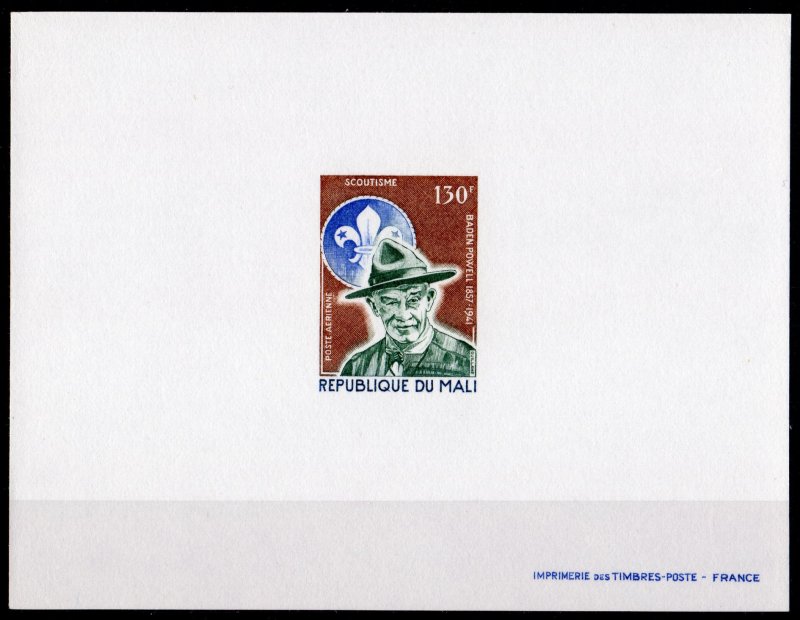 Mali 1973 Sc#C183/C187 MALI BOY AND GIRL SCOUTS 5 DELUXE SOUVENIR SHEETS MNH