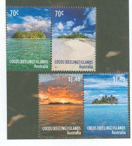 Cocos (Keeling) Islands #383-4 Mint (NH) Single (Complete Set)