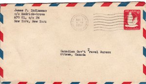 United States A.P.O.'s 6c Eagle in Flight Air Envelope 1957 Army-Air Force Po...