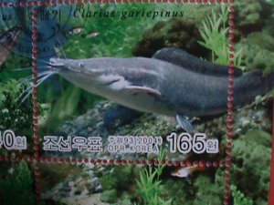 ​KOREA STAMP: 2004-SC#4391-FRESH WATER FISHS- CTO-MNH-SHEET