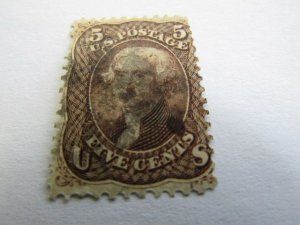 US Stamps, (1863) - Scott # 76a, Used Cat Val $425.00, No Certificate,