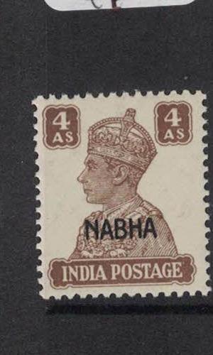 India Nabha SG 114 MNH (5dpg)